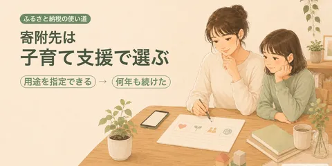 ふるさと納税の使い道を子育て支援に選ぶ理由｜わが家の記録