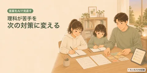 中学受験の答案をAIで見直す｜『理科が苦手』を次の対策に変える方法