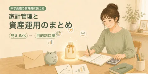 中学受験の教育費をどう備える？わが家の家計管理・資産運用まとめ
