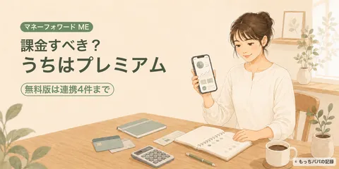 マネーフォワード MEは課金すべき？無料版からプレミアムに変えたわが家の判断