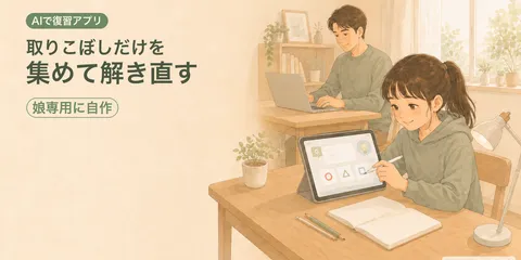 AIで娘専用の復習アプリを作った話