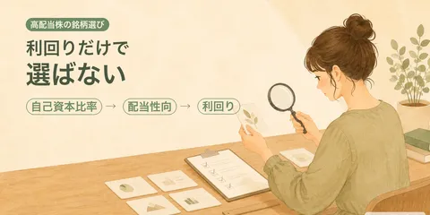 高配当株を利回りだけで選ばない｜わが家の銘柄選びの順番